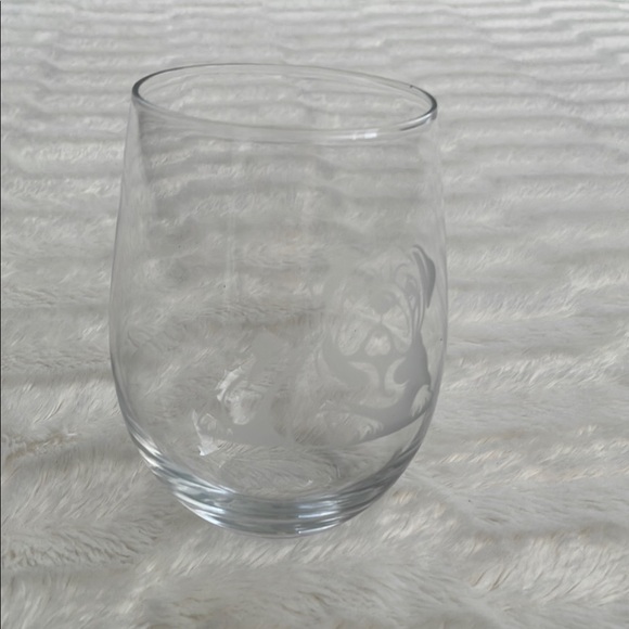 Bulldog Design Stemless Wine Glass - Picture 3 of 3